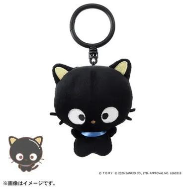 Takara Tomy Puni Commu Puni Plush Keychain Chococat Puni Runz 