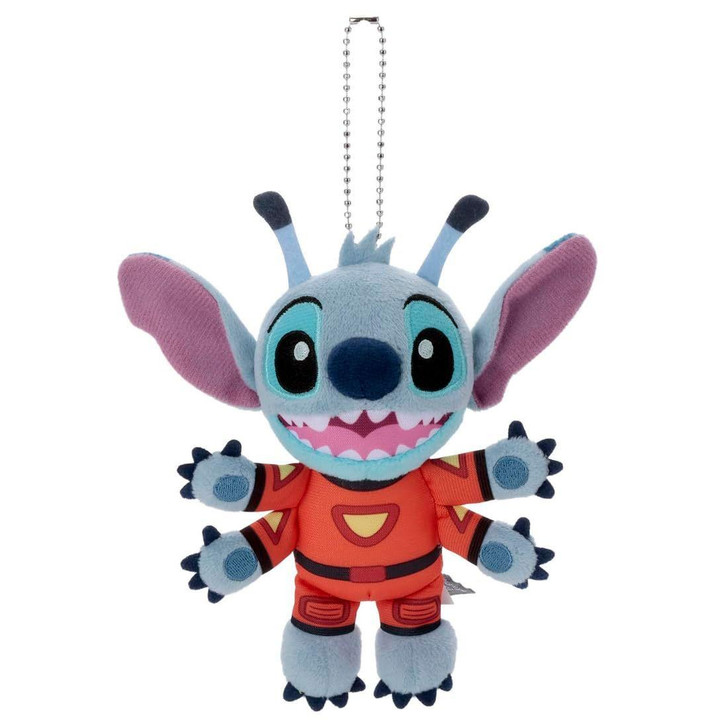  Takara Tomy Arts Disney Stitch Puchi Pop Ball Chain Mascot Red Suit 