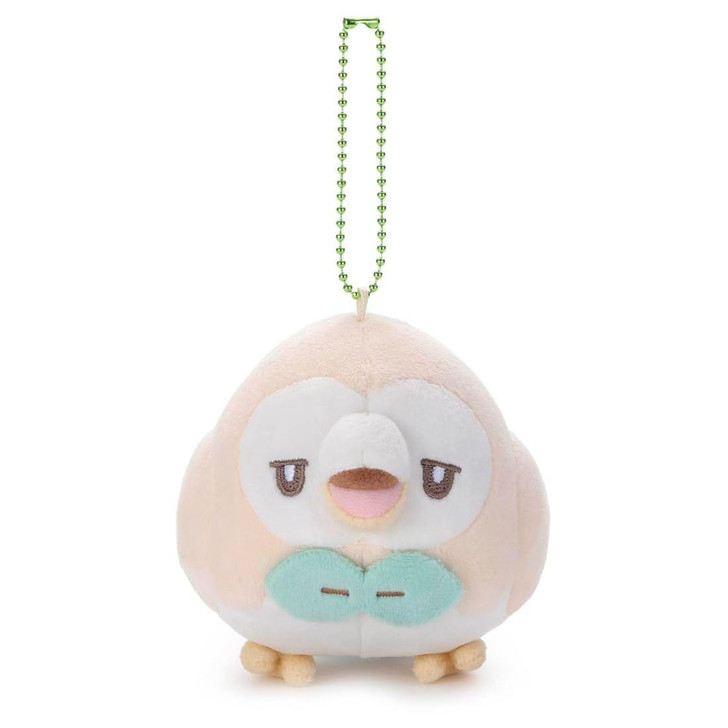 Takara Tomy Arts Pokemon PokePeace Funny Face Ball Chain Mascot Rowlet