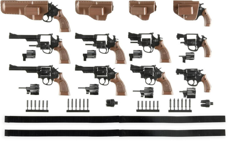 Tomytec Little Armory 1/12 LA111 Revolver Set B Unpainted Assembly