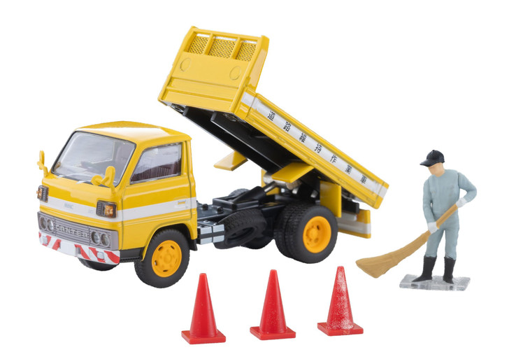 Tomytec Tomica Limited Vintage Neo 1/64 LV-N369a Mitsubishi Fuso Canter Dump Truck Road Maintenance Vehicle