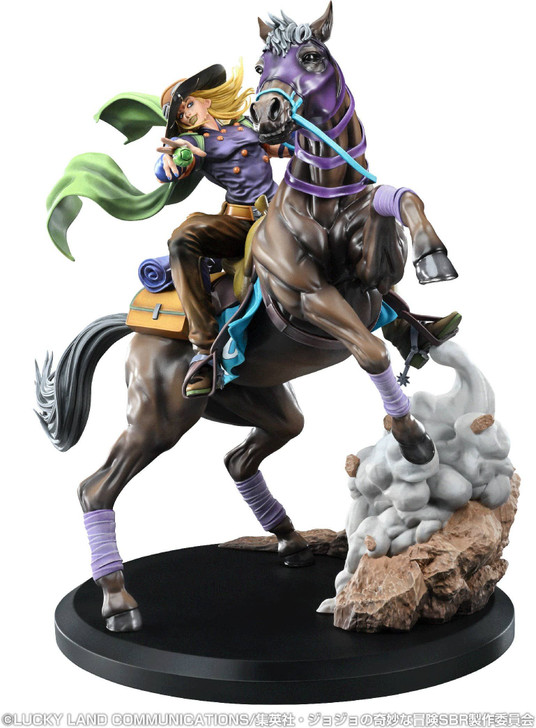 Super Figure Art Collection Gyro Zeppeli & Valkyrie Figure (JoJo's