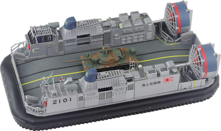Pit-Road 1/144 Japan Maritime Self Defense Force Air Cushion Boat Type 1 Includes One Japan Ground Self Defense Force Type 74 Tank Plastic Model D04SP
