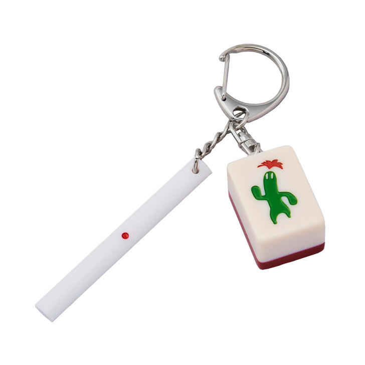 Final Fantasy XIV Doman Style Mahjong Tile Key Holder E Sou