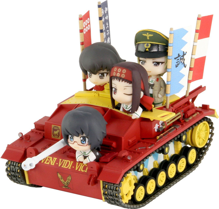 Peadot Girls Und Panzer Type 3 Assault Gun F Type Ending Version Friendly Match Non Scale Pre Painted Finished Model PD53