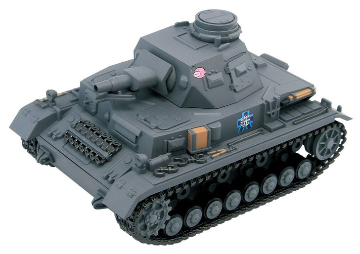 Pea Dot Girls And Panzer Panzer IV D Type Ending Version Non Scale Semi Painted Model PD68