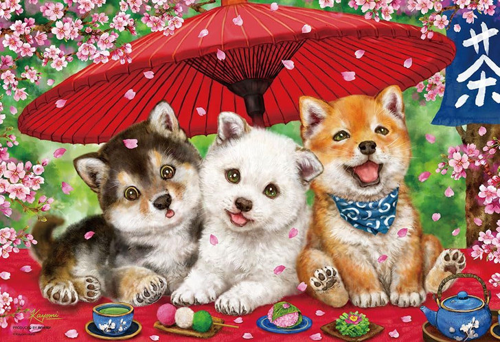 Jigsaw Puzzle - Made In Japan Beverly Dumplings Over Flowers (300 Pieces)