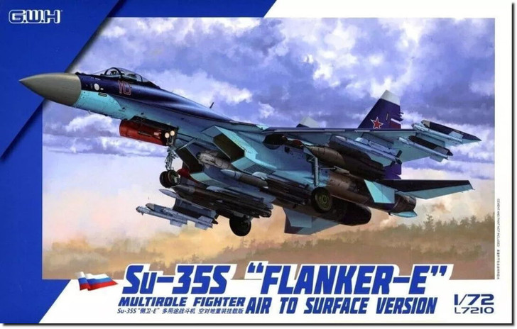 Great Wall Hobby Su-35S Flanker E With Air To Ground Weapons Plastic Model L7210 Aircraft