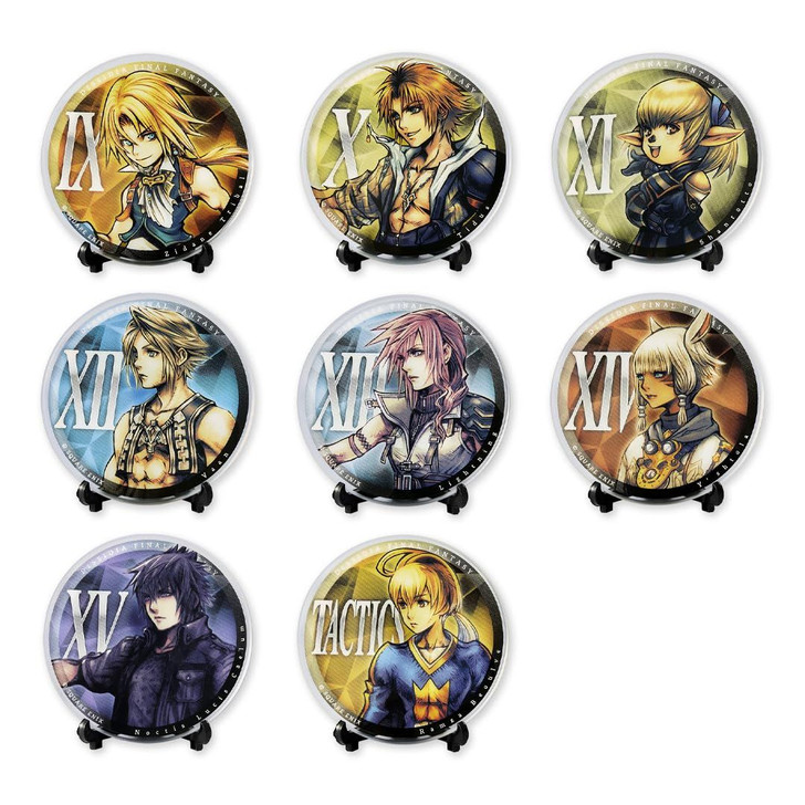 Jigsaw Puzzle - Official Dissidia Final Fantasy Glass Plate Collection Vol. 2 Colleize Official Goods Official License (1 Pieces)