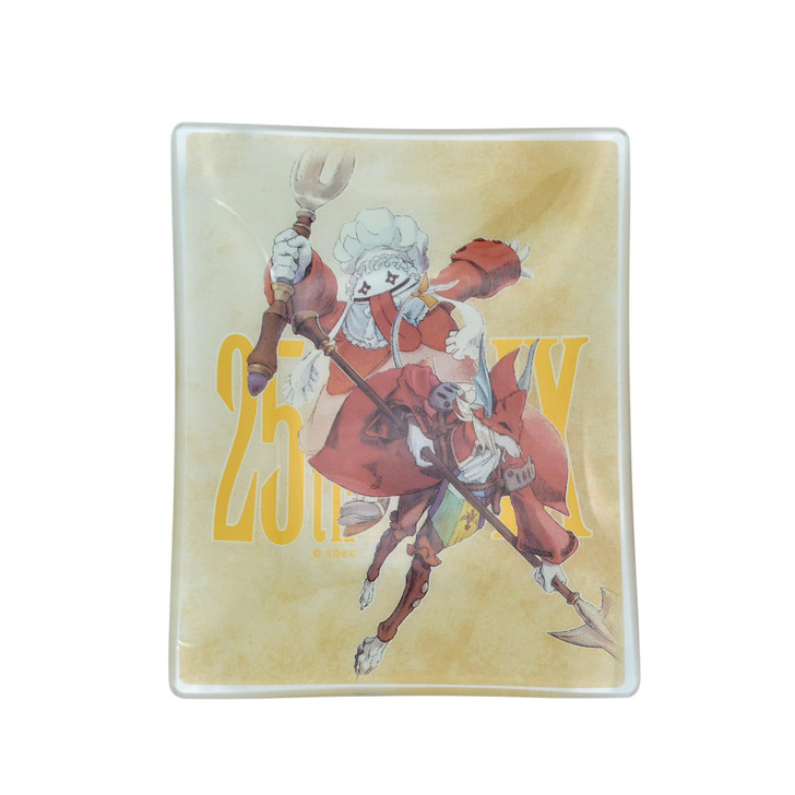 Final Fantasy IX 25th Anniversary Glass Plate Quina & Freya