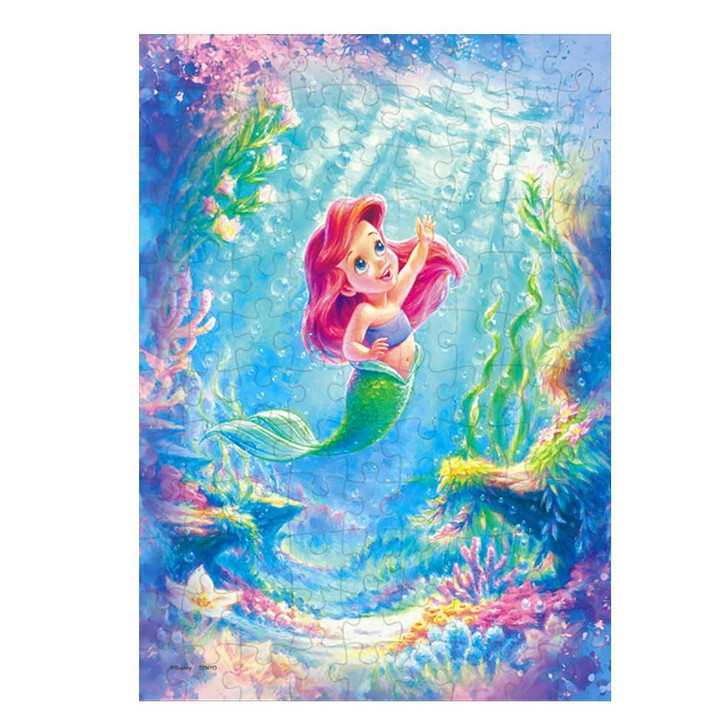 Jigsaw Puzzle - Made In Japan Disney Ariel Beautiful Child D (108 Pieces)