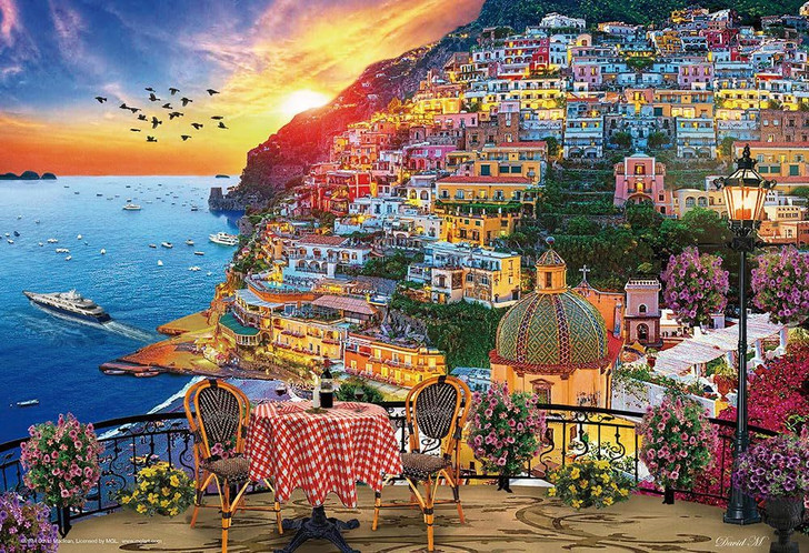 Jigsaw Puzzle - Made In Japan Beverly Pieces Amalfi Sunset 1000M-017
