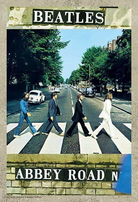 Jigsaw Puzzle - Abbey Road The Beatles Record Jacket Made In Japan (300 Pieces)