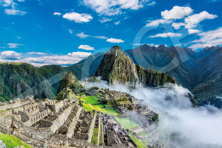 Jigsaw Puzzle - Aerial City Machu Picchu Peru Very Small Pieces With (2016 Pieces)