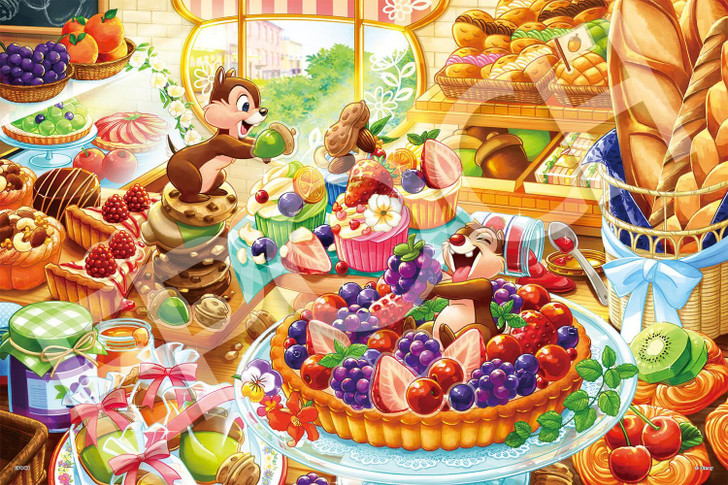 Jigsaw Puzzle - Disney Puzzle Decoration Collage Chip And Dale Let'S Make Together (1000 Pieces)