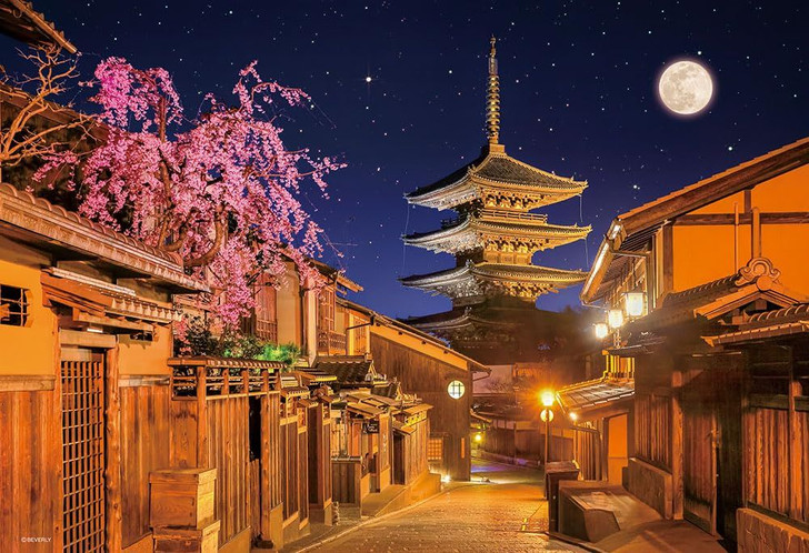 Jigsaw Puzzle - Pieces Yasaka Pagoda On A Moonlit Night