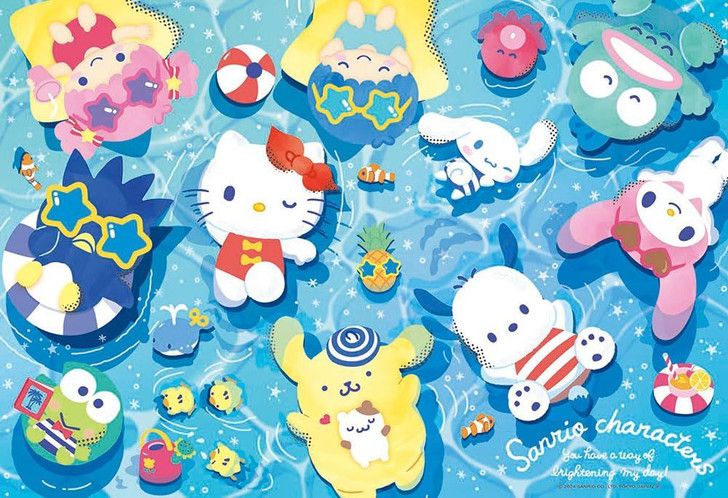 Jigsaw Puzzle - Sanrio Characters Summer Floating (300 Pieces)