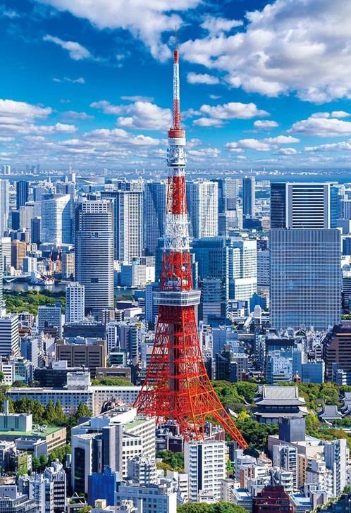 Jigsaw Puzzle - Made In Japan Beverly Tokyo Tower Blue Sky (300 Pieces)