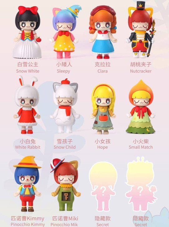 Kimmy&Miki 神話シリーズ フィギュア・ピンバッジセット CandyBOX Kimmy & Miki Fairy Tale Series Vol.2 Box (10pcs)