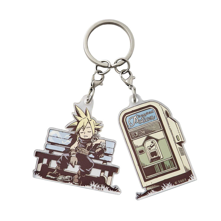 Final Fantasy VII Rebirth Acrylic Keychain Dozing Cloud