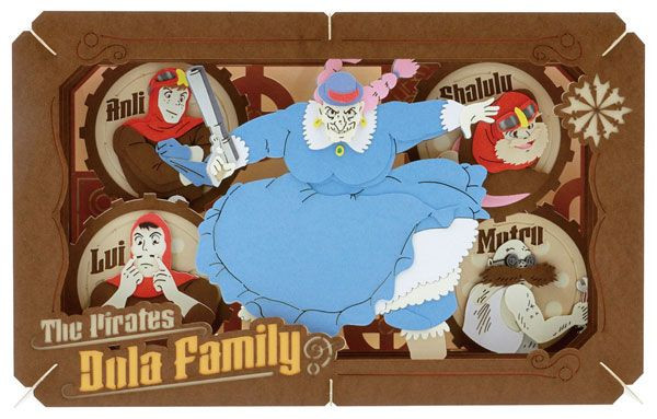 Ensky PT-L50 Laputa Castle In The Sky Air Pirates The Dola Family Paper Theater