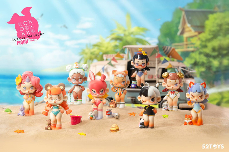 Blindbox Piqiqi Series Little Monster Full Box (8pcs)
