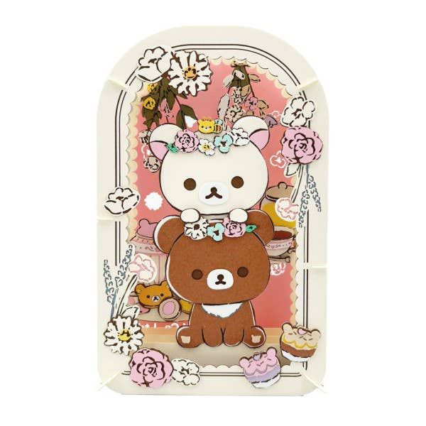 Ensky PT-L69 Rilakkuma: Korikogu's Flower Tea Time Paper Theater
