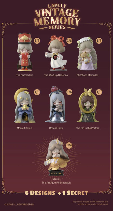 Blindbox Laplly Vintage Memory Series: Full Box (6pcs)