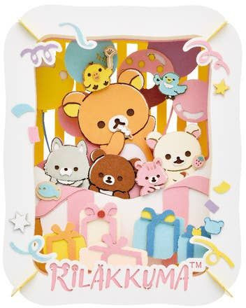 Ensky PT-336 Rilakkuma: Nikoniko Happy For You Paper Theater