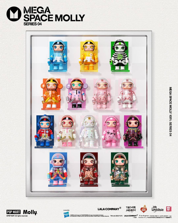 Mega Space Molly 100 Percent Series 4 Full Box (9pcs)