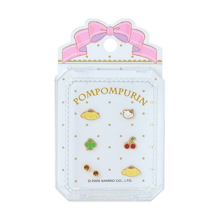 Sanrio PomPom Purin Earrings 7 Piece Set 923192