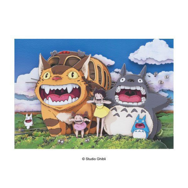 Ensky SA-01X My Neighbor Totoro Resonate In The Sky Paper Shadow Art