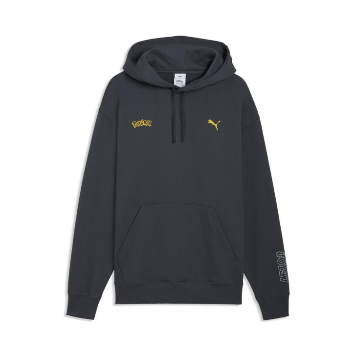 Pokemon Center Original Puma Pokemon Relaxed Graphic Hoodie Strong Gray M