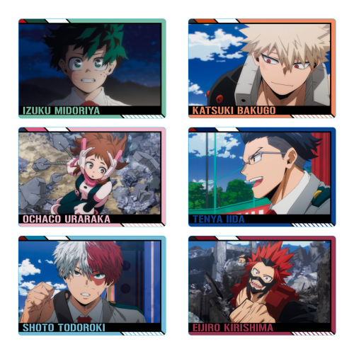 My Hero Academia Anime Card Soft Cookies Full Box