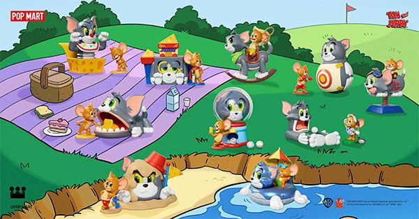 Tom And Jerry Funfair Series 9 Piece Box POPMART