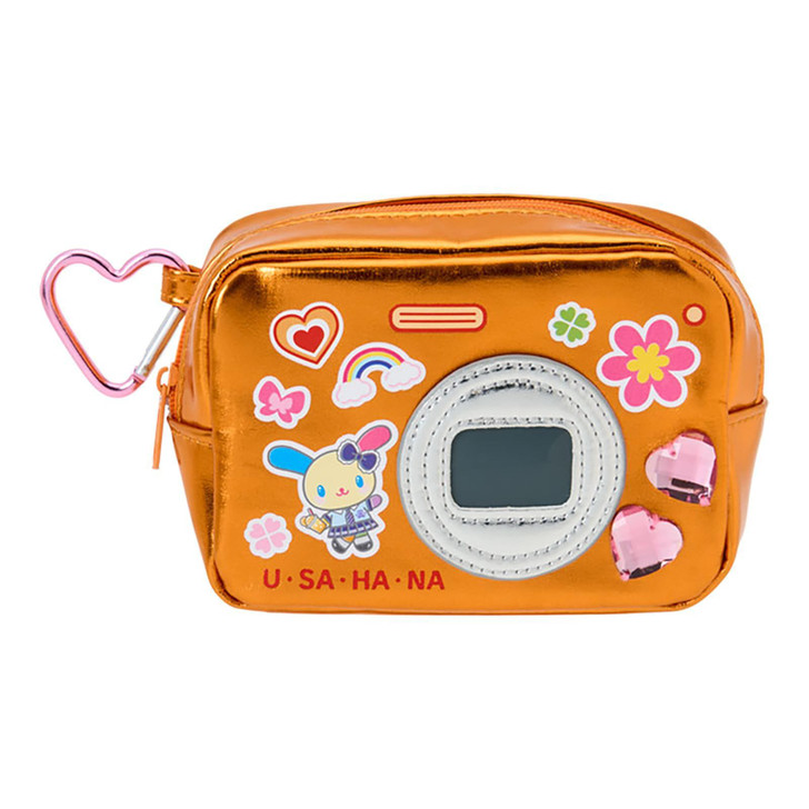 【そら】ポーチ　ハンドメイド Sanrio Other Camera Style Pouch Gakuen Kirameki Tabi Usahana 005304