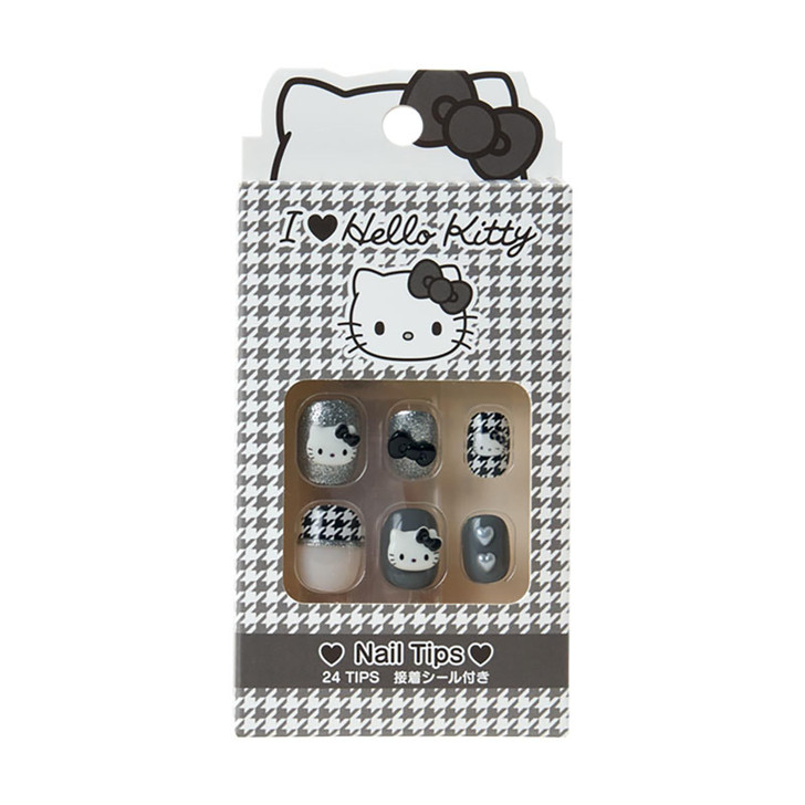 Sanrio Other Nail Tips I Love Hello Kitty Black 882747