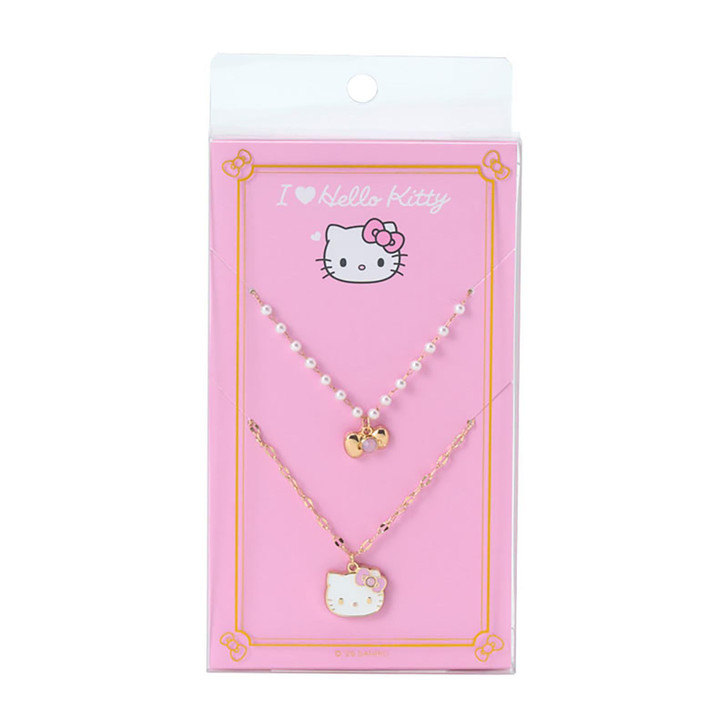 Sanrio Other I Love Hello Kitty Two-Piece Necklace Set Pink 924245