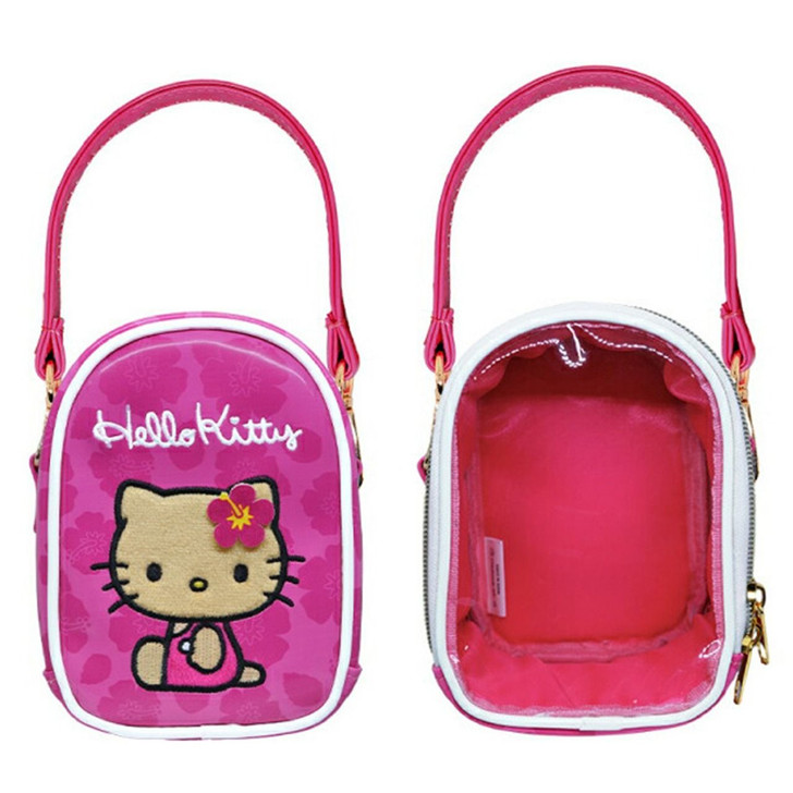Morimotosangyo Sanrio Hello Kitty Enamel Mini Pouch Tanned