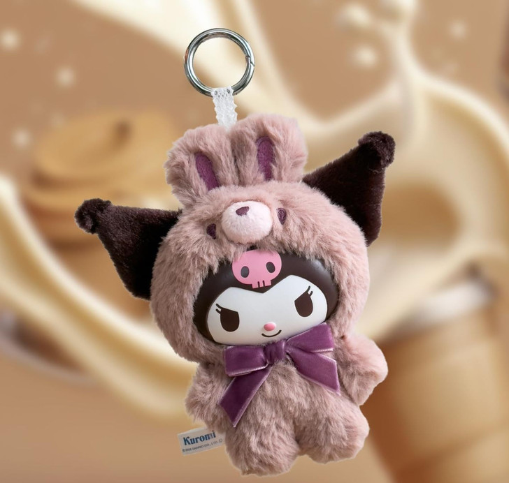 Nakajima Sanrio Fine Face Mini Latte Bunny Kuromi