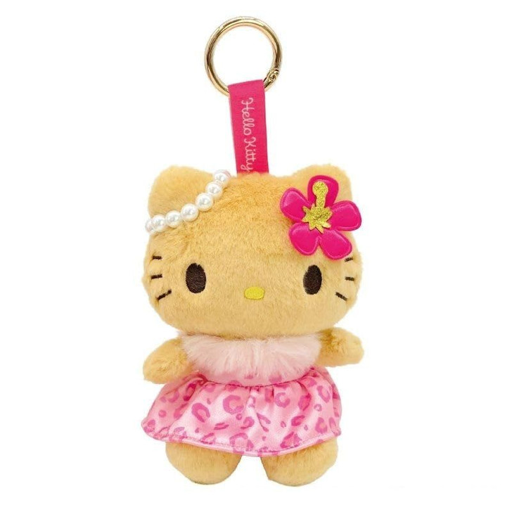 Nakajima Sanrio Sun Tanned Leopard Hello Kitty Pink