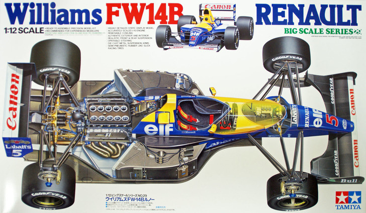 Tamiya 12029 Williams FW14B Renault 1/12 Scale Kit