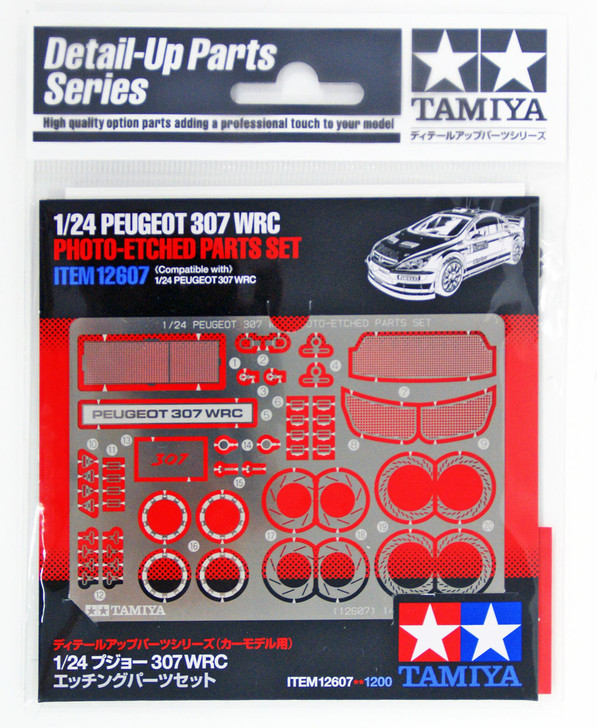 Tamiya 12607 Peugeot 307 WRC Photo-Etched Parts Set 1/24 Scale Kit