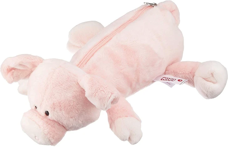 Entrex Nici Pink Pig Figure Pouch