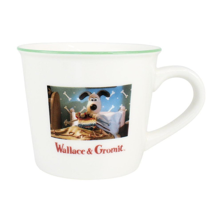 T's Factory Wallace And Gromit Color Line Measuring Mug Green