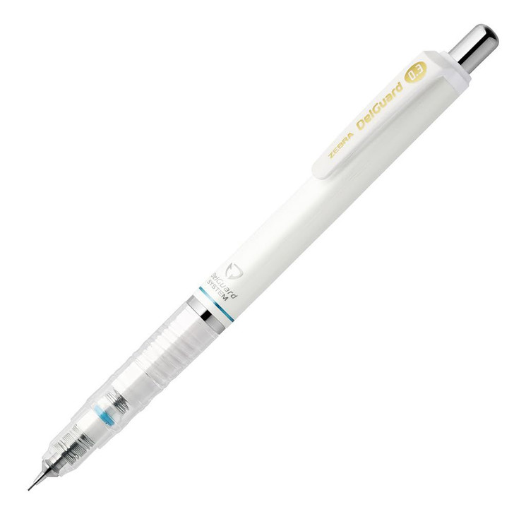 Zebra Mechanical Pencil Delguard White P-MAS85-N2-W