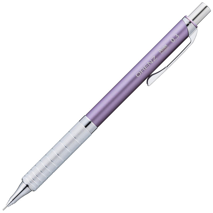 Pentel Mechanical Pencil Orenz Metal Grip Light Purple Barrel XPP1003G2-RV