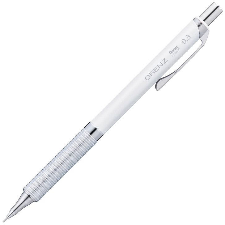 Pentel Mechanical Pencil Orenz Metal Grip White Barrel XPP1003G2-RW