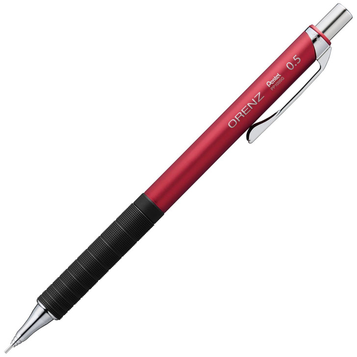 Pentel Mechanical Pencil Orenz Metal Grip Red Barrel XPP1005G2-RB