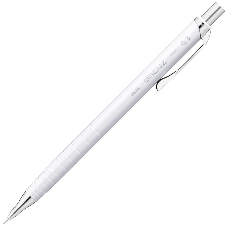 Pentel Mechanical Pencil Orenz 0.3mm White Barrel XPP503-RW